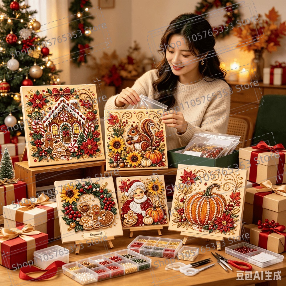 Art Craft Holiday - 2026 DIY Christmas Pearl Diamond Painting