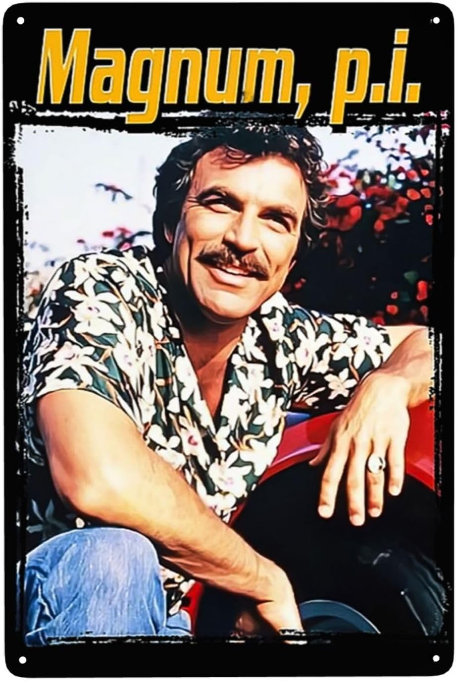 Art Craft Kitchen - CASOWAT Tom Actor Selleck Metal Tin