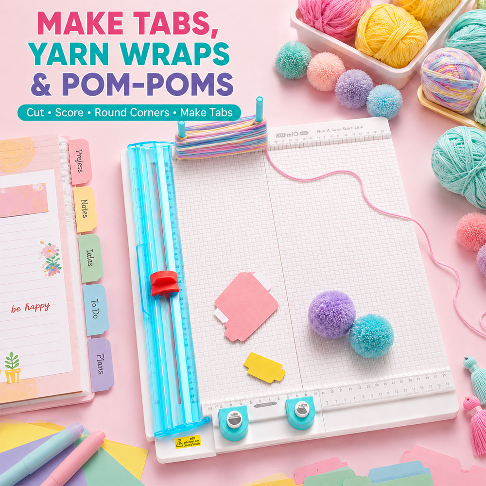 Art Craft With Cardboard - 7-in-1 Paper Trimmer & Scoring Board,