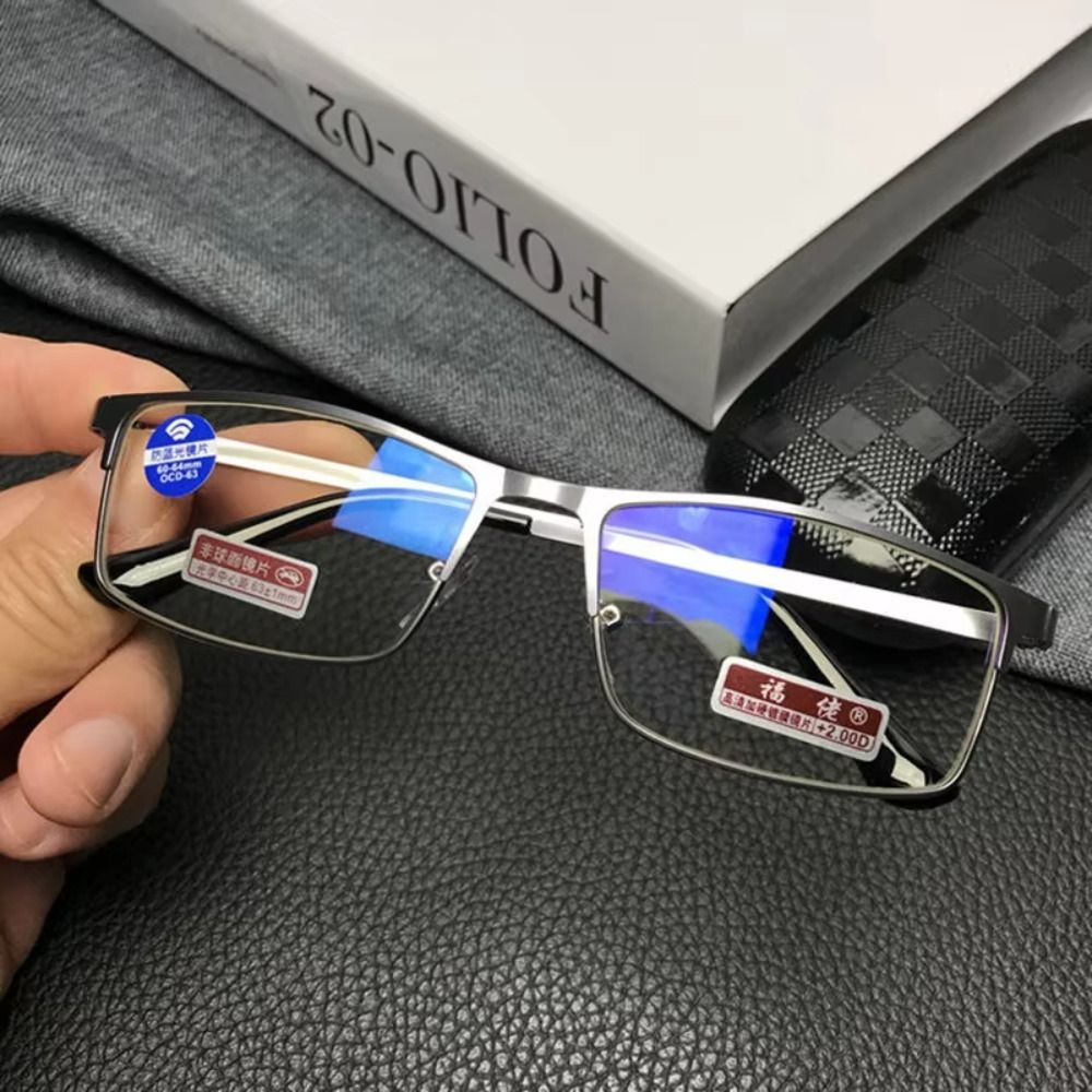 Art Craft Glasses - Retro Metal PC Reading Glasses Grey
