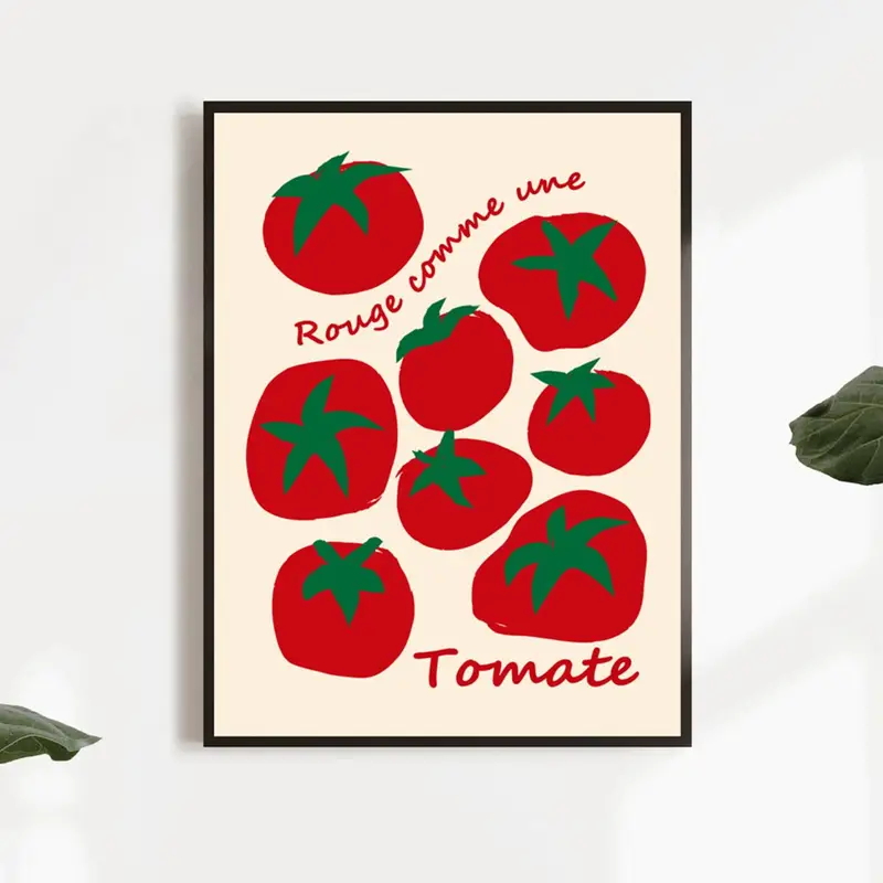 Modern Colorful Red Tomatoes W - đánh giá và giá Art Craft Kitchen