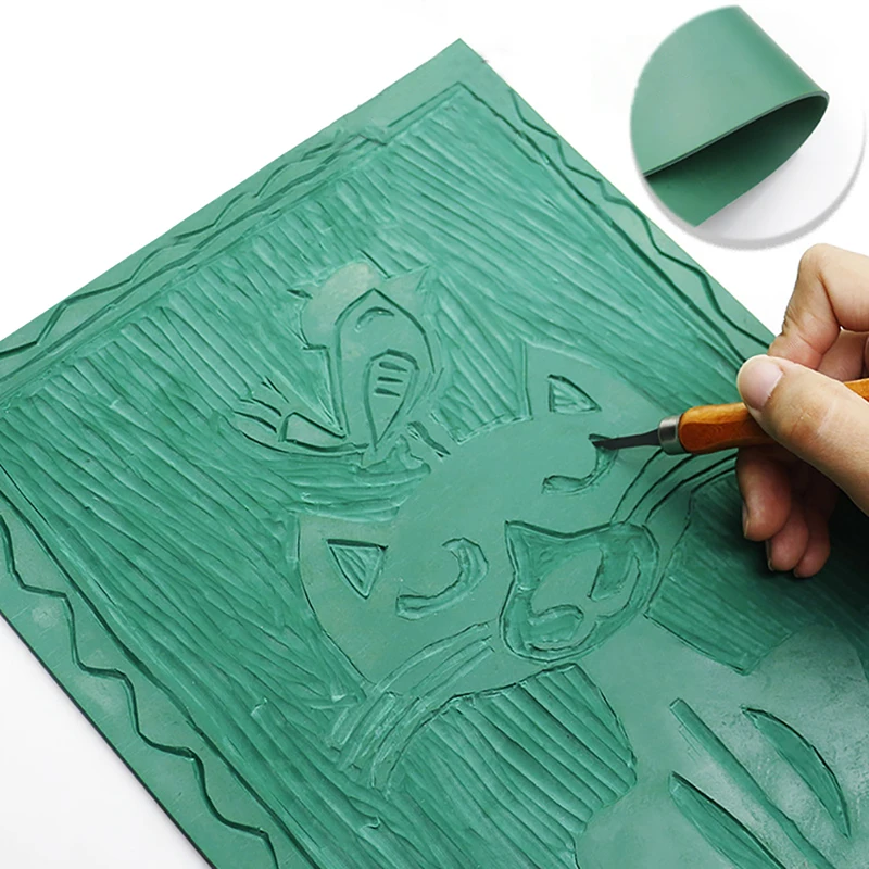Carving Rubber Block Printmaki - đánh giá và giá Lino Printing Block