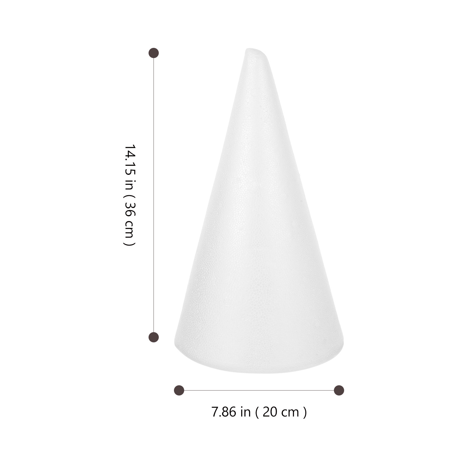 Small Polystyrene Craft Cones  - đánh giá và giá Art Craft Holiday