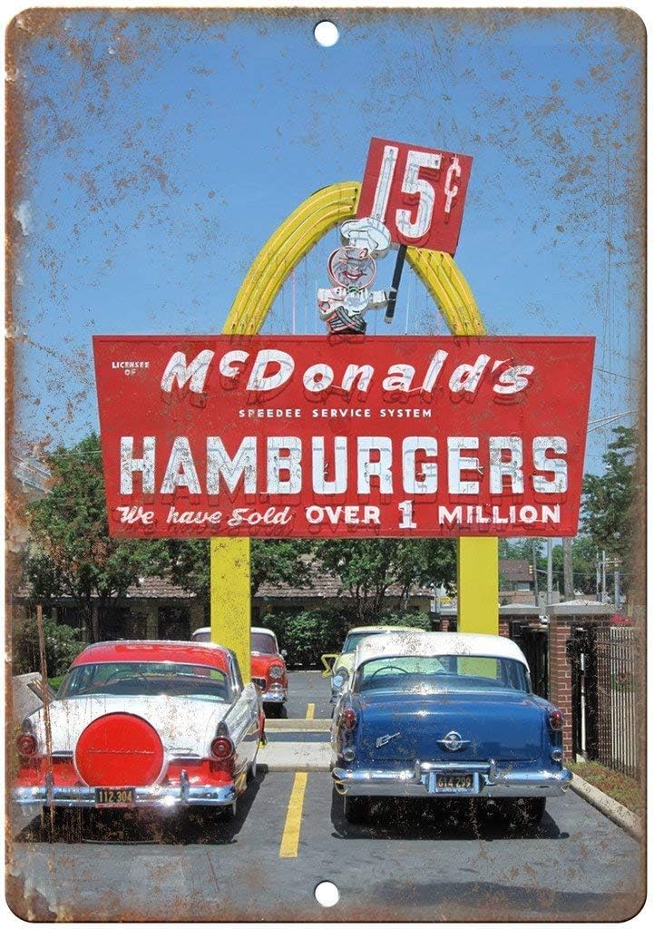 Metal Sign  - McDonalds Hambur - đánh giá và giá Art Craft Kitchen