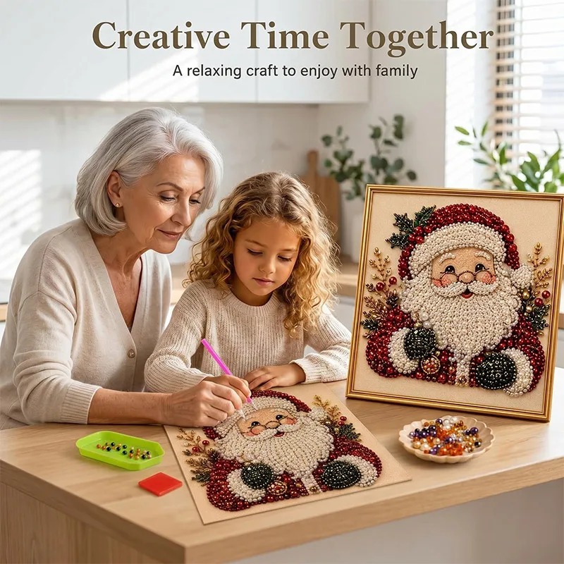 Christmas Pearl Diamond Painti - đánh giá và giá Art Craft For Adults