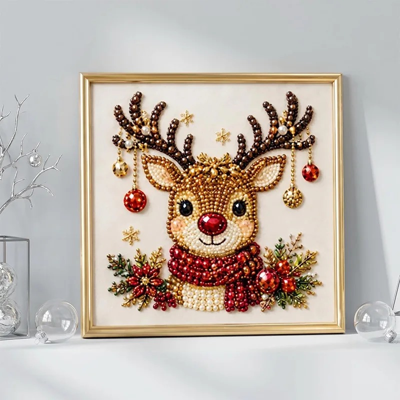 Christmas Pearl Diamond Painti - đánh giá và giá Art Craft For Adults