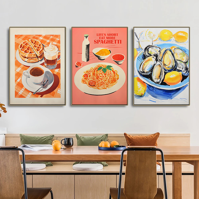 Vintage Food Poster Eggs Bacon - đánh giá và giá Art Craft Kitchen