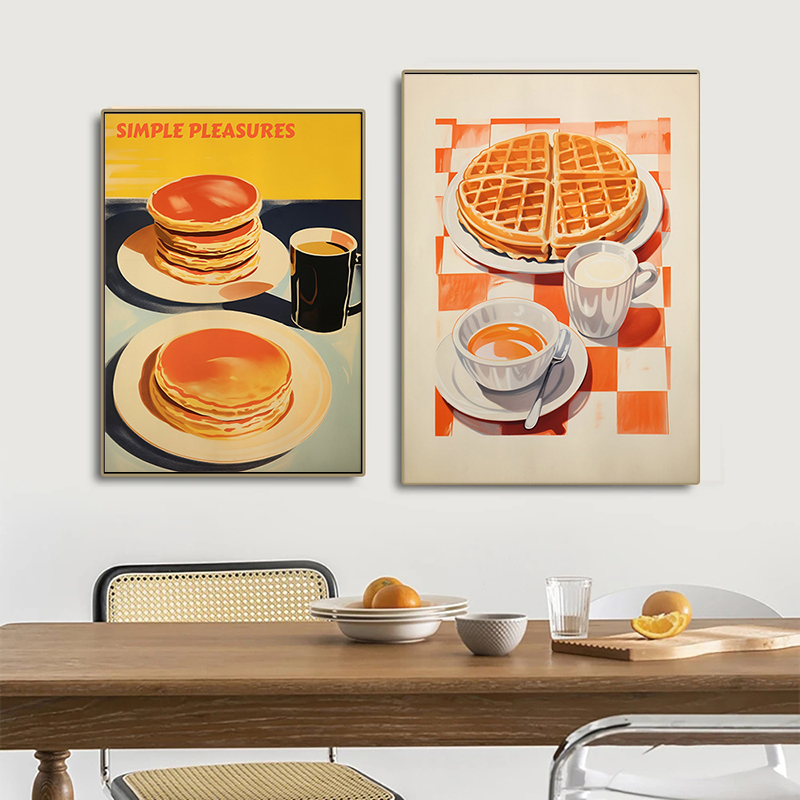 Vintage Food Poster Eggs Bacon - đánh giá và giá Art Craft Kitchen