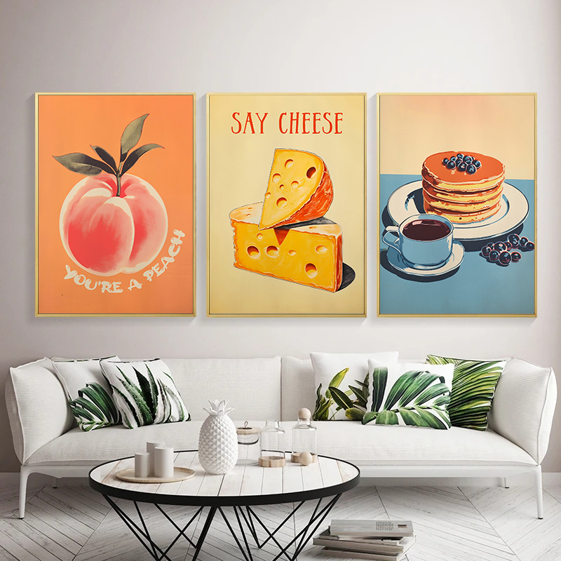 Vintage Food Poster Eggs Bacon - đánh giá và giá Art Craft Kitchen