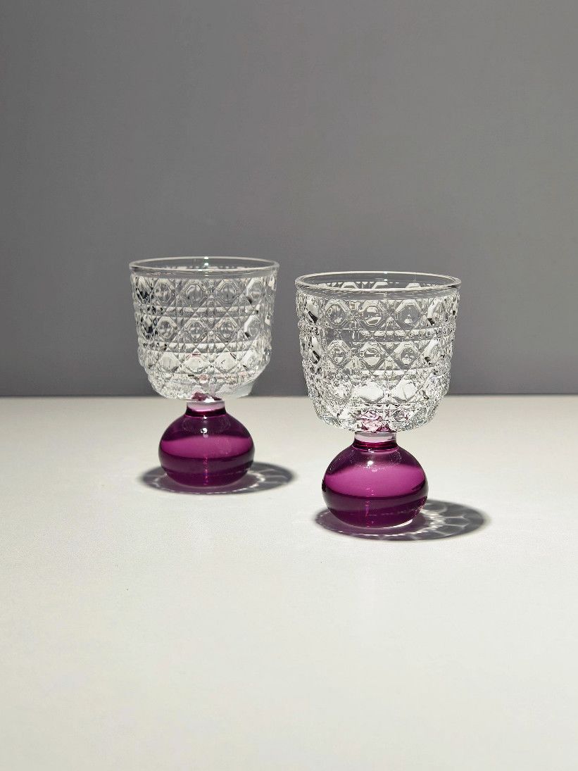 Style Gem Pattern Glass Cup wi - đánh giá và giá Art Craft Glasses