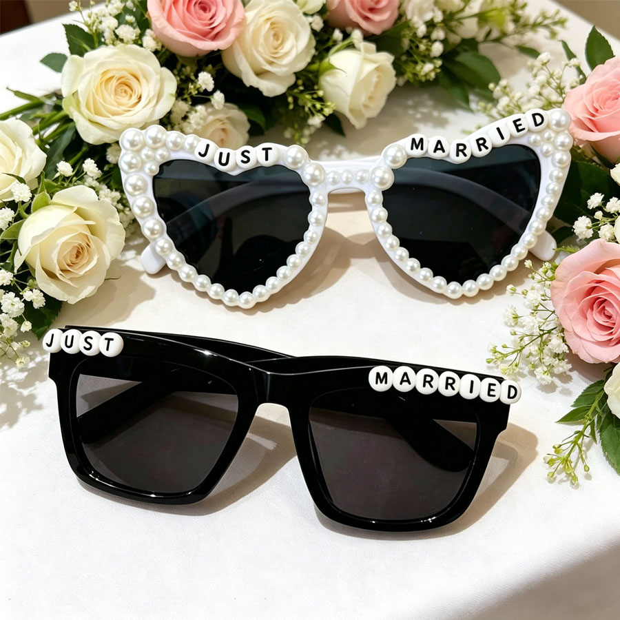 1/2 PCS Just Married Faux Pear - đánh giá và giá Art Craft Glasses