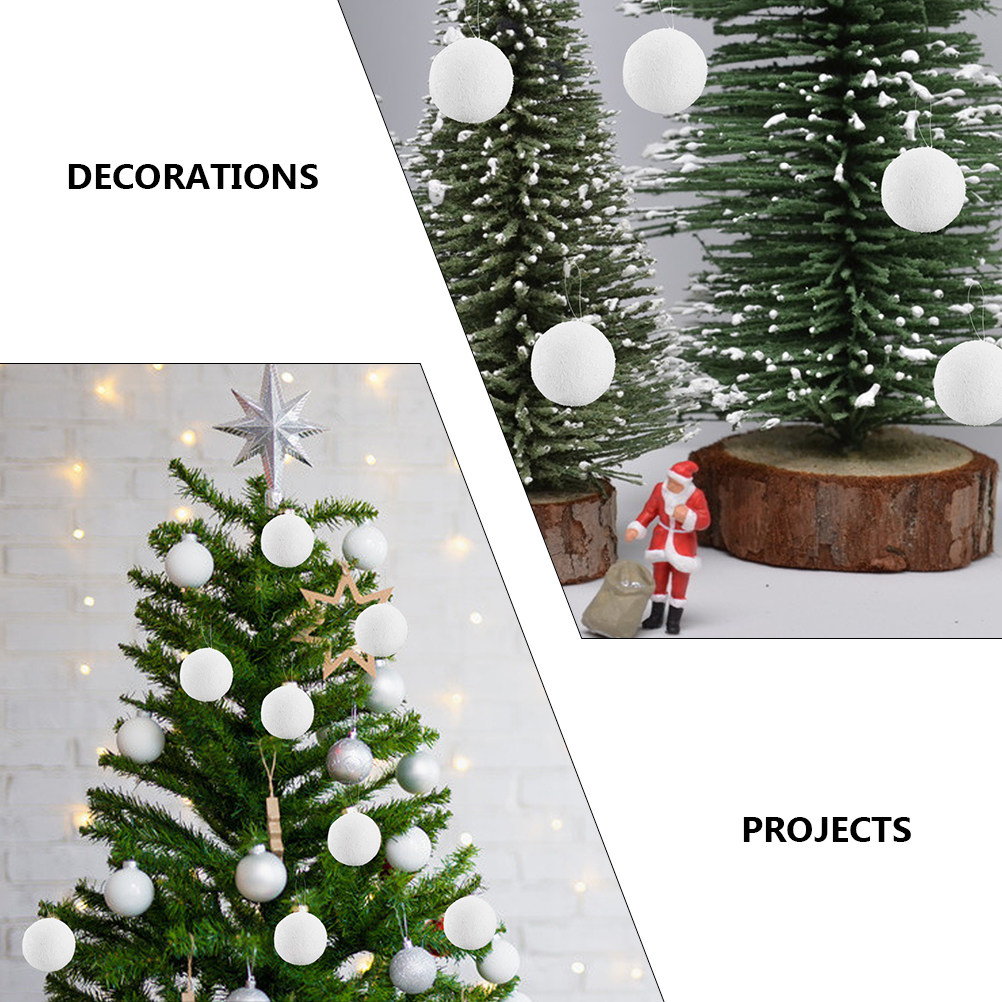 6Pcs White Xmas Set Dense Craf - đánh giá và giá Art Craft Holiday
