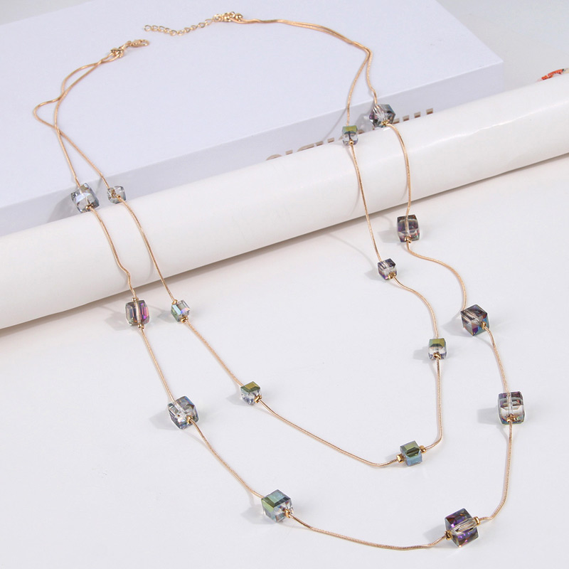 New Fashion Long Necklaces Squ - đánh giá và giá Art Craft Glasses