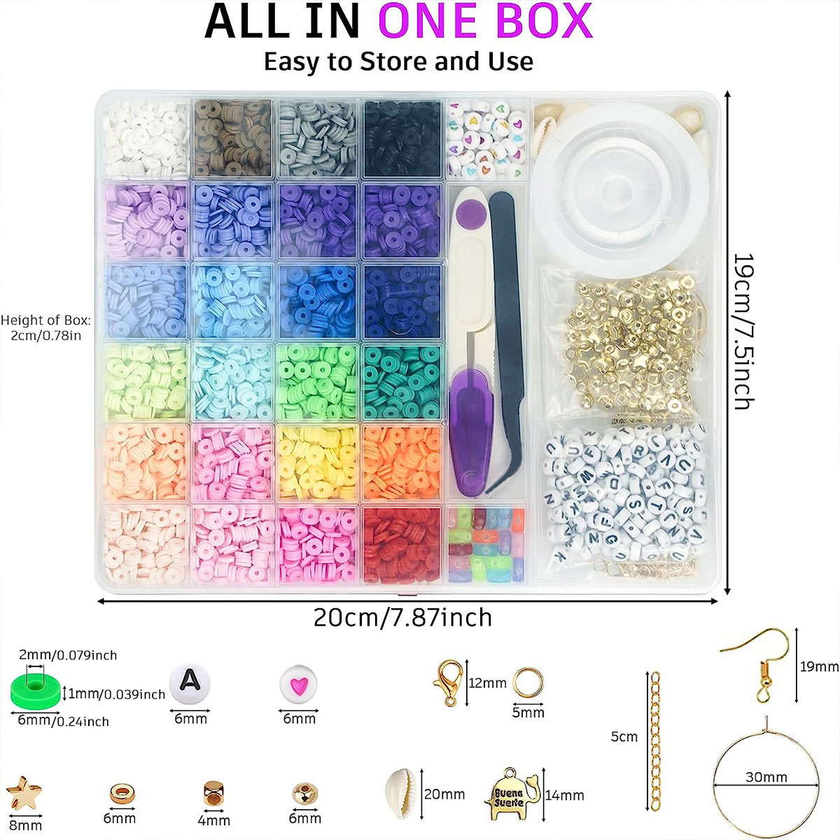 6000 Pcs 24 Colors Flat Round  - đánh giá và giá Polymer Clay Set