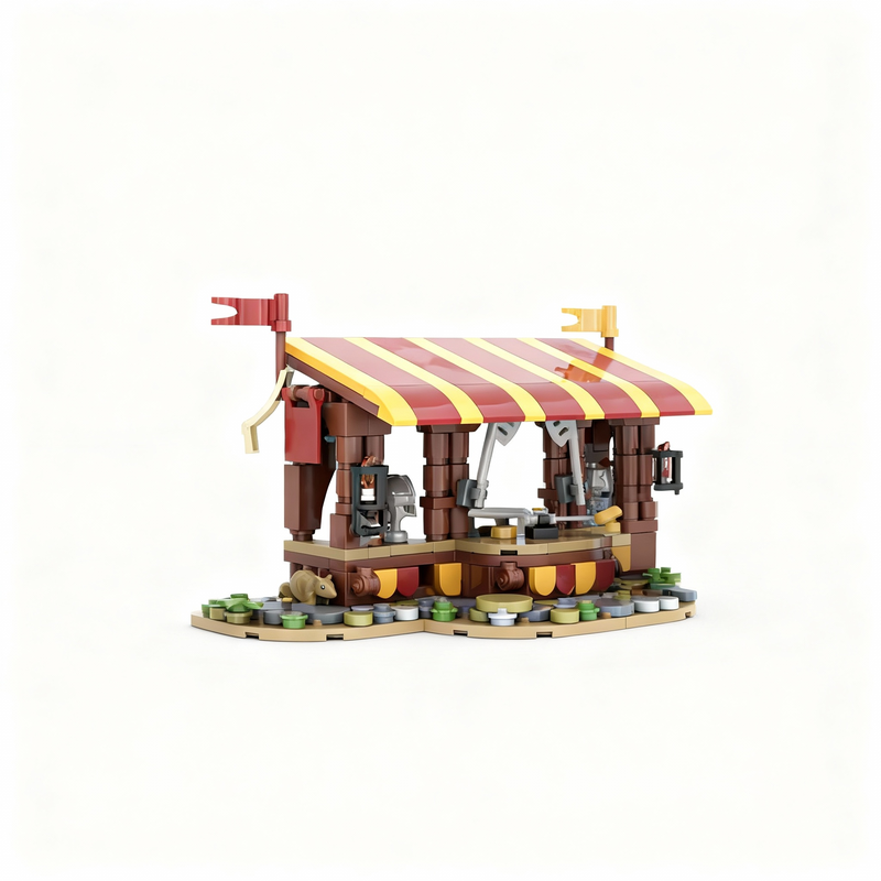 367pcs MOC Armor Market Castle - đánh giá và giá Art Craft Christmas Ideas