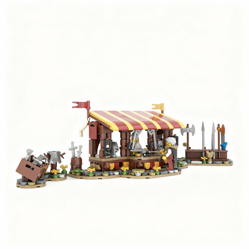 367pcs MOC Armor Market Castle - đánh giá và giá Art Craft Christmas Ideas