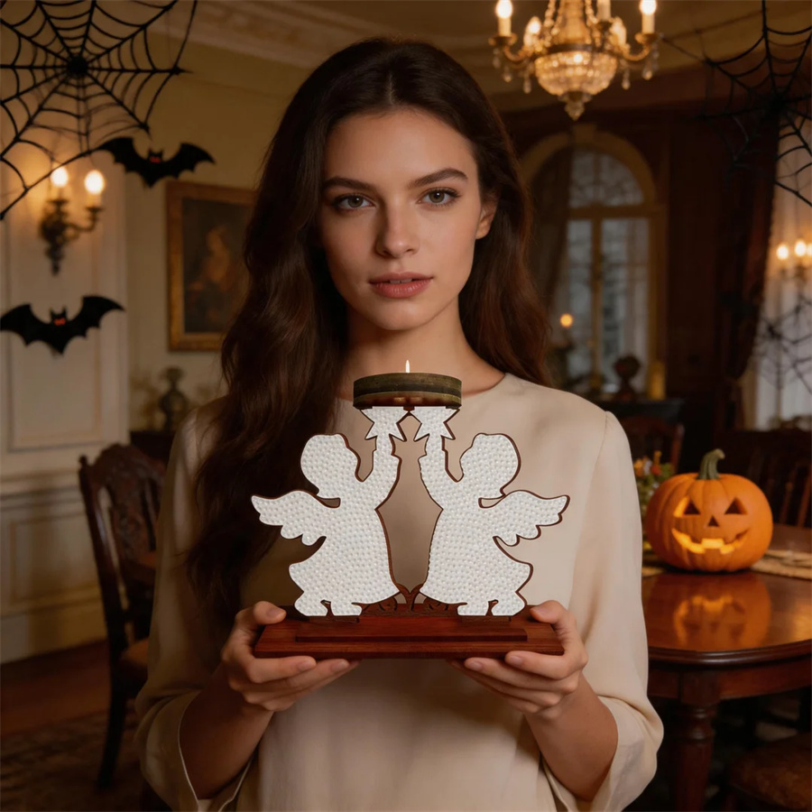 kid candle holder Halloween ho - đánh giá và giá Art Craft Holiday