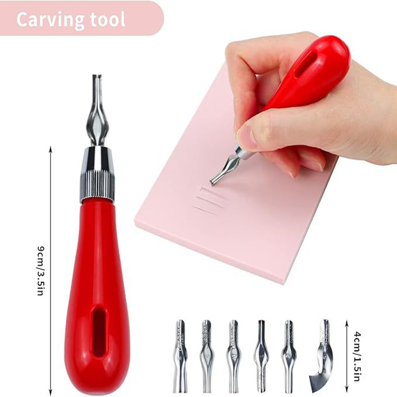 Beginner Linoleum Carving Tool - đánh giá và giá Lino Printing Block