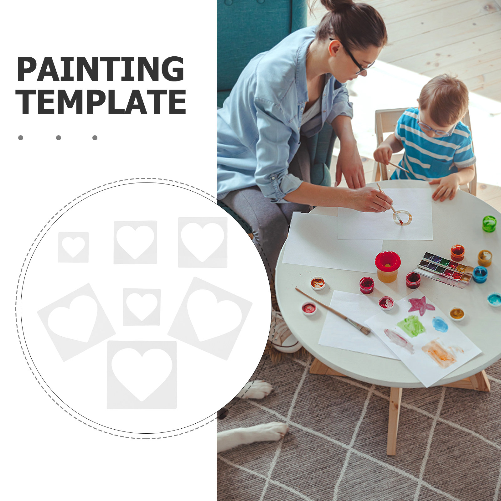 7Pcs DIY Stencils Templates He - đánh giá và giá Art Craft Mother'S Day