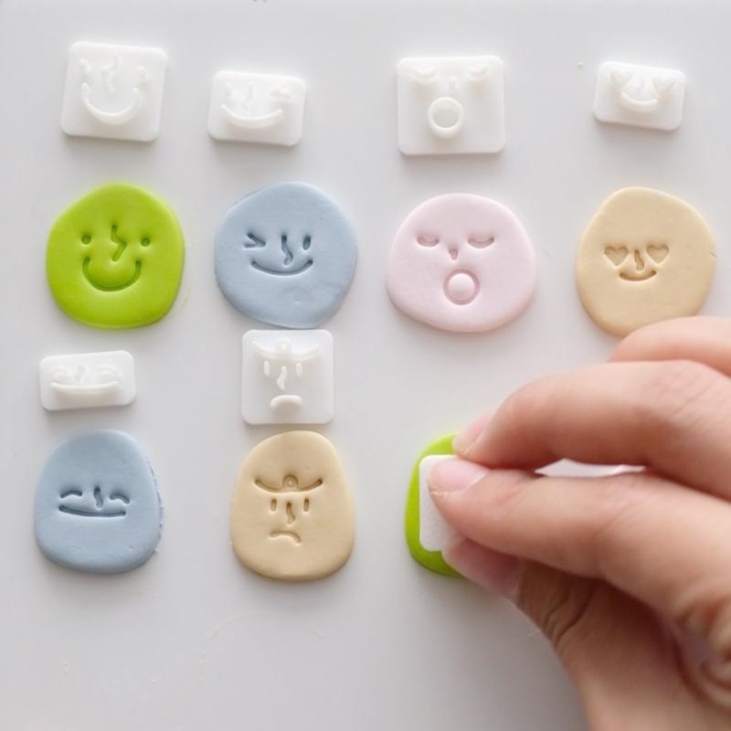 8Pcs Mini Cartoon Expression P - đánh giá và giá Polymer Clay Set