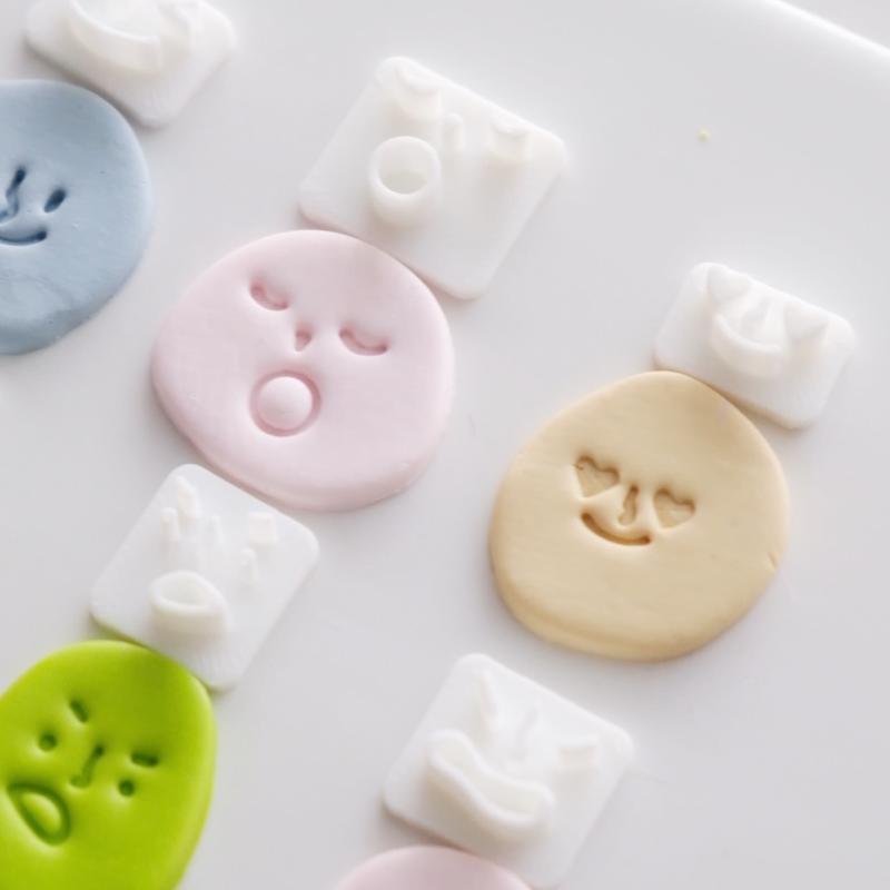 8Pcs Mini Cartoon Expression P - đánh giá và giá Polymer Clay Set