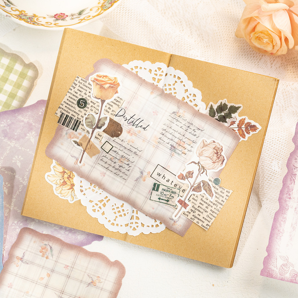 30sheets Vintage Scrapbook Pap - đánh giá và giá Art Craft Journal