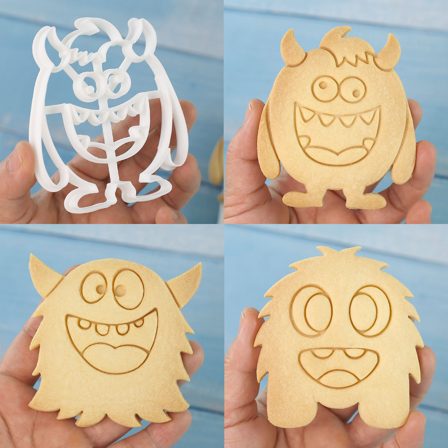 1 Pc/4 Pcs Large Monster Cooki - đánh giá và giá Art Craft Party