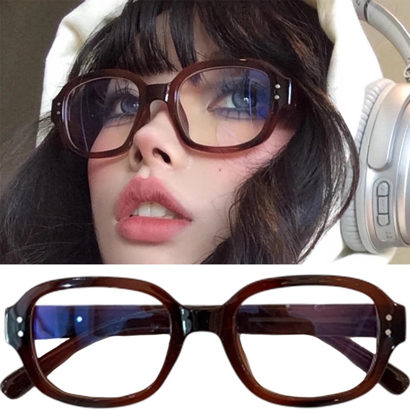 Y2K Women Retro Oval Square Gl - đánh giá và giá Art Craft Glasses