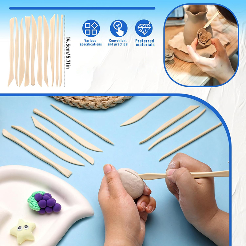 38Pcs Pottery Clay Sculpting T - đánh giá và giá Polymer Clay Set