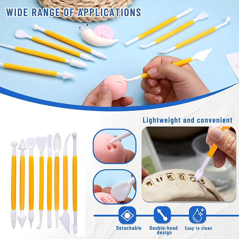 38Pcs Pottery Clay Sculpting T - đánh giá và giá Polymer Clay Set