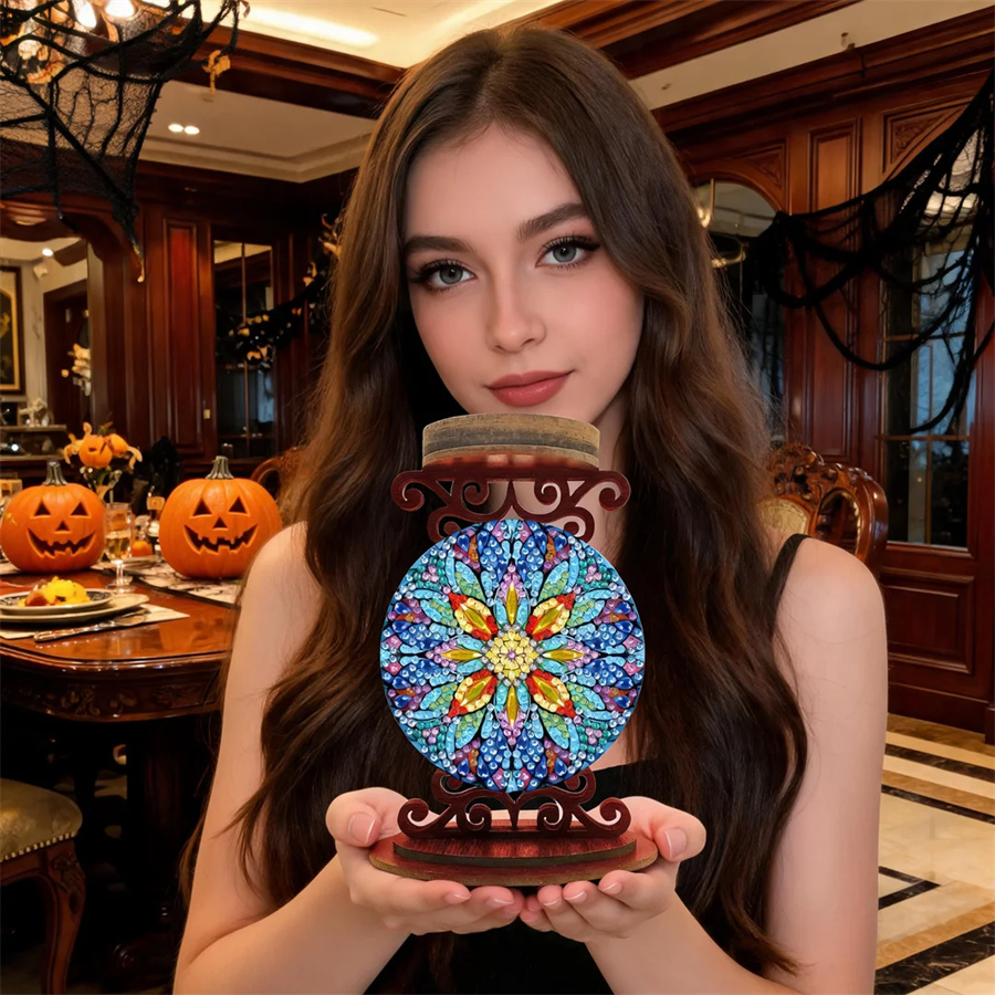 Flower candle holder Halloween - đánh giá và giá Art Craft Holiday