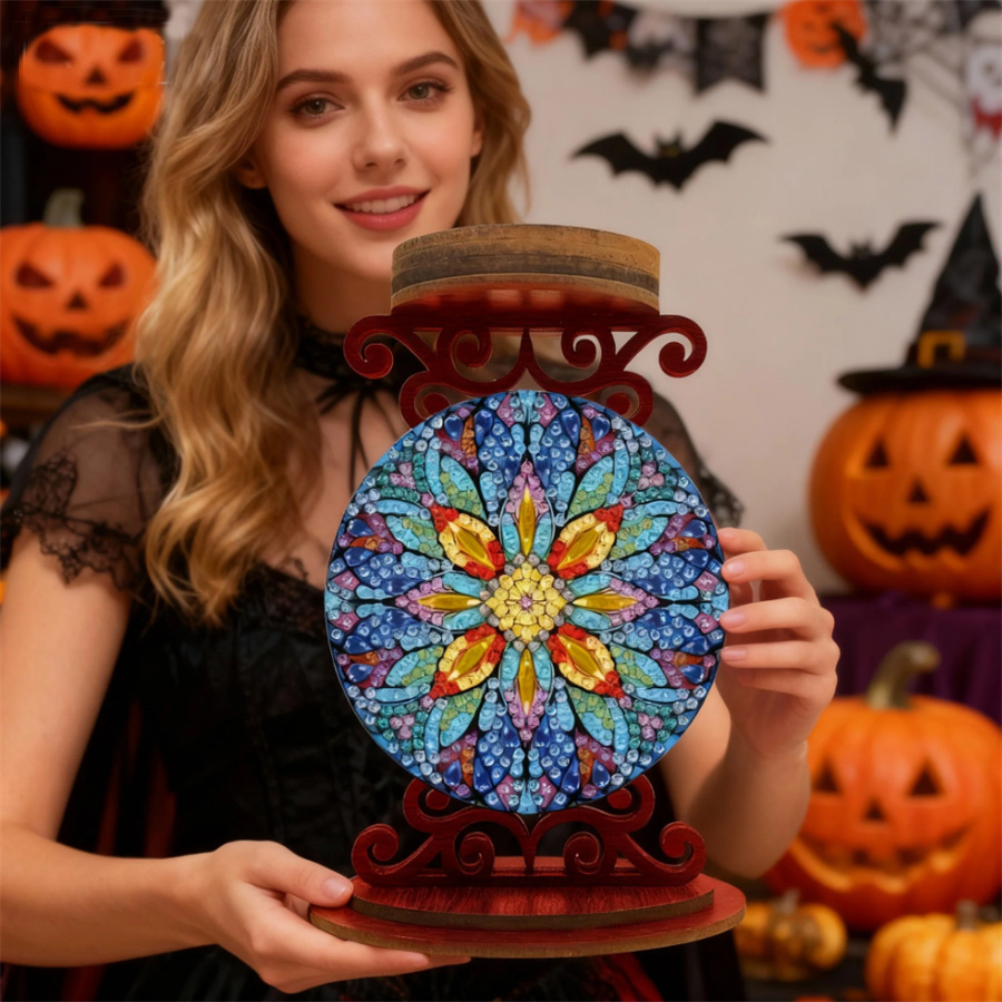 Flower candle holder Halloween - đánh giá và giá Art Craft Holiday