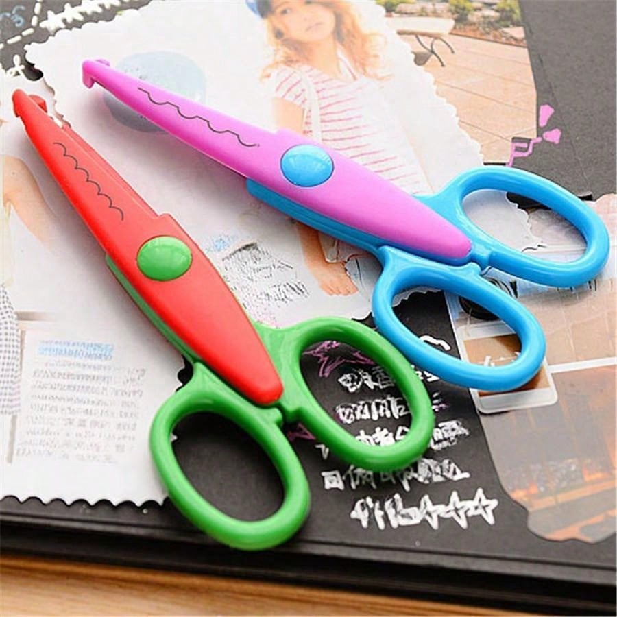6 safe round tip hand scissors - đánh giá và giá Art And Craft Zig Zag Scissors