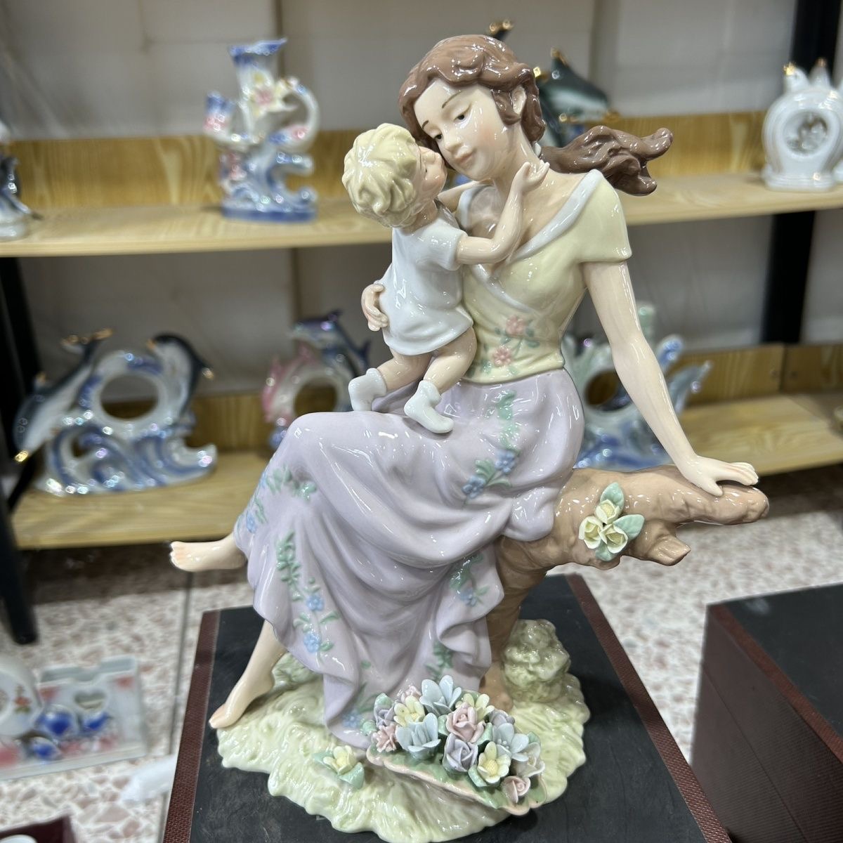 xx-Europe Mother Child Ceramic - đánh giá và giá Art Craft Mother'S Day
