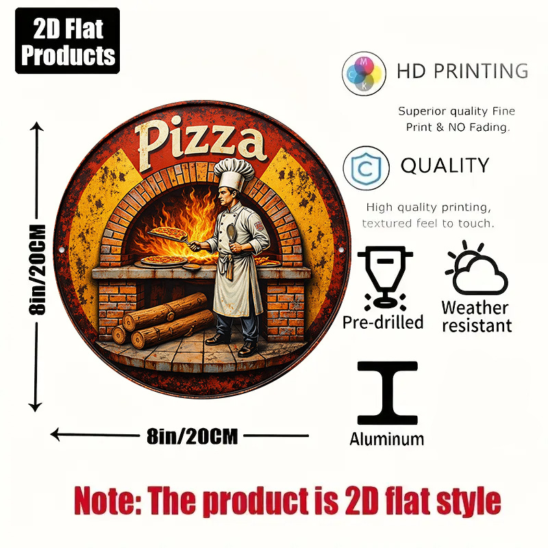 2D Retro Metal Sign, Vintage P - đánh giá và giá Art Craft Kitchen