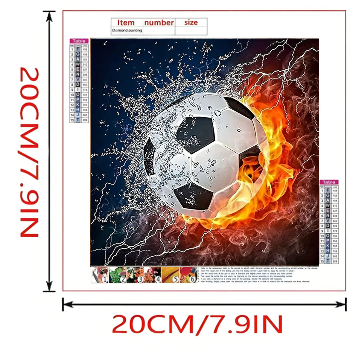 A Set of Football Diamond Pain - đánh giá và giá Art Craft For Adults