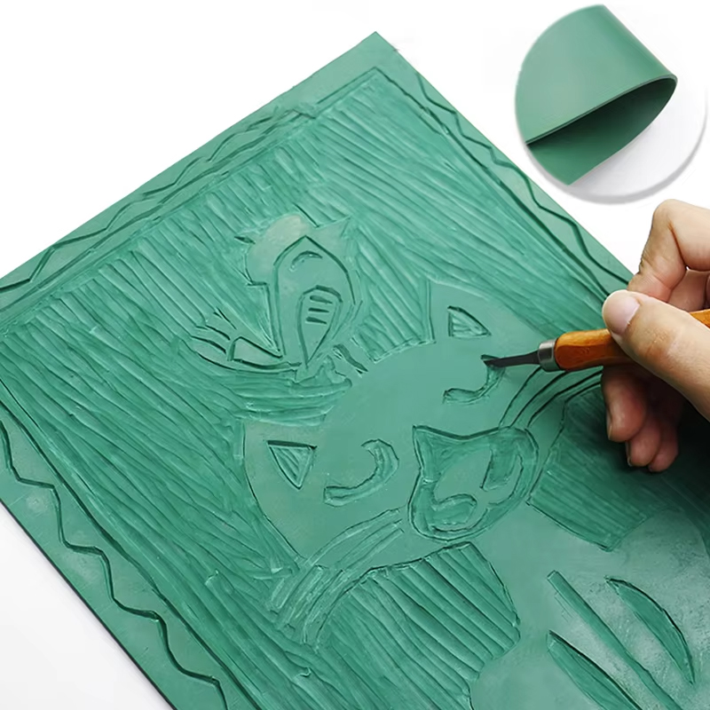 Carving Rubber Block Printmaki - đánh giá và giá Lino Printing Block