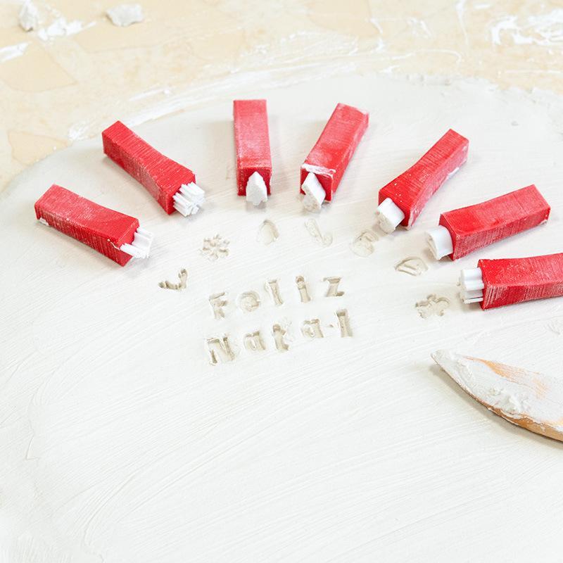Christmas Style Alphabet Clay  - đánh giá và giá Polymer Clay Set