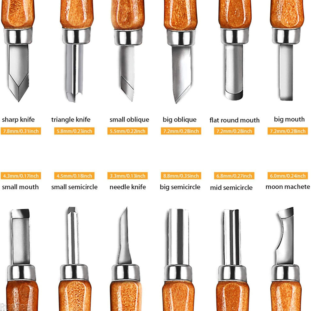 12Pcs SK2 Woodworking Carving  - đánh giá và giá Art Craft Wood