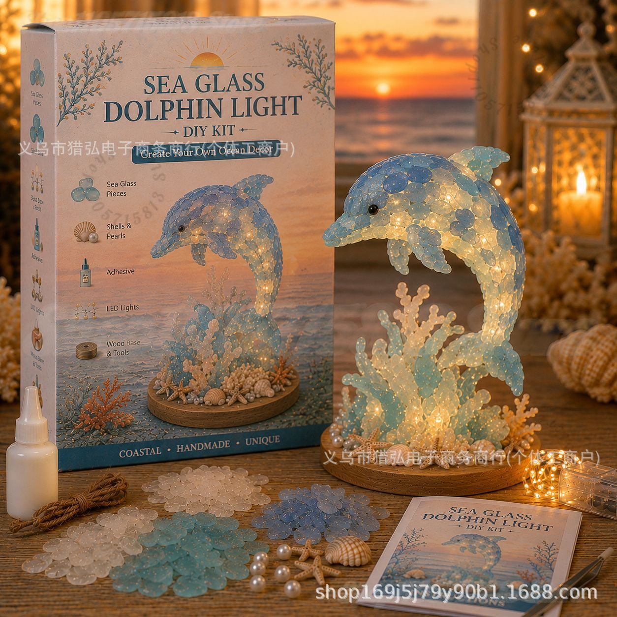 DIY Sea Glass Jellyfish Light  - đánh giá và giá Art Craft For Adults